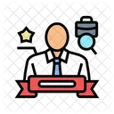 Personal Branding Candidates Icon