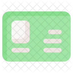 Personal card  Icon