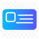 Personal Card  Icon