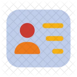 Personal card  Icon