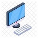 개인용 컴퓨터 모니터 디스플레이 아이콘