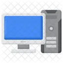 개인용 컴퓨터 데스크탑 컴퓨터 데스크탑 PC 아이콘