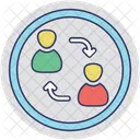 Personal Connection Working Icon