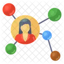Personal Contacts Personal Connection Social Network Icon