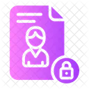 Personal Data Identity Information Icon
