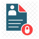 Personal Data Profile Resume Icon