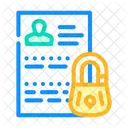 Personal Data Protection Personal Data Icon