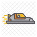 Personal Hovercar Car Vehicle Icon