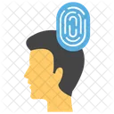 Personal Identity Biometric Thumb Scanning Icon