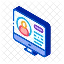 Personal Computer Information Icon
