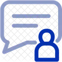 Personal Message Support Chat Icon