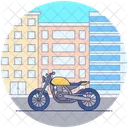 Moto Personale Scooter Bicicletta Icon