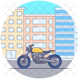 Personal Motorbike Icon