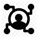 Personal Network Personal Connection Social Person Icon