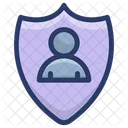 Personal Protection Shield Individual Protection Worker Insurance Icon