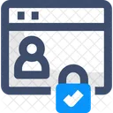 Personal Securityv Personal Security Personal Data Protection Icon