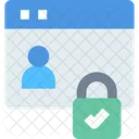 Personal Securityv Personal Security Personal Data Protection Icon