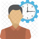 Person Time Management Icon