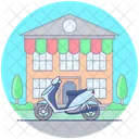 Scooter Personale Moto Scooter Icon