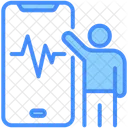 Personalisierte Medizin Anwendung Gesundheitswesen Symbol