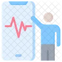 Personalisierte Medizin Anwendung Gesundheitswesen Symbol