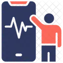 Personalisierte Medizin Anwendung Gesundheitswesen Symbol