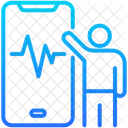 Personalisierte Medizin Anwendung Gesundheitswesen Symbol