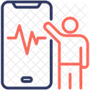 Personalisierte Medizin Anwendung Gesundheitswesen Symbol