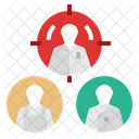 Personalization Marketing User Target Account Icon