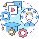 Personalized Program Micro Learning Icon