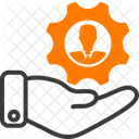 Personalmanagement Personalbeschaffung Personaleinstellung Symbol