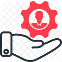 Personalmanagement Personalbeschaffung Personaleinstellung Symbol