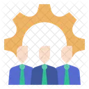 Personalmanagement Job Mitarbeiterfuhrung Symbol
