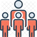La Gente Comunidad Multitud Icono