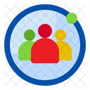 Personas Grupo Empresario Icono