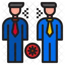Menschen Virus Verbreitung Symbol