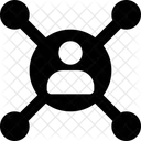 Personennetzwerk Personenhierarchie Netzwerk Symbol