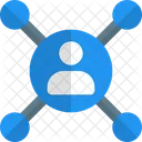 Personennetzwerk Personenhierarchie Netzwerk Icon