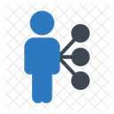 Netzwerk Gruppe Hierarchie Symbol
