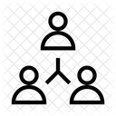 Netzwerk Gruppe Verbindung Symbol