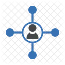 Netzwerk Verbindung Buro Symbol