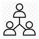Netzwerk Verbindung Gruppe Symbol