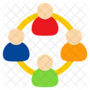 Netzwerk Gruppe Mitarbeiter Symbol