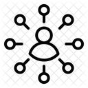 Personen Netzwerk  Symbol