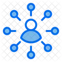 Personen Netzwerk  Symbol