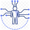 Menschen Vernetzen Verbindung Netzwerk Symbol