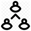 Personen Netzwerk  Symbol