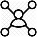 Personen Netzwerk  Symbol