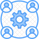 Personen Netzwerk  Symbol
