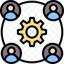 Personen Netzwerk  Symbol